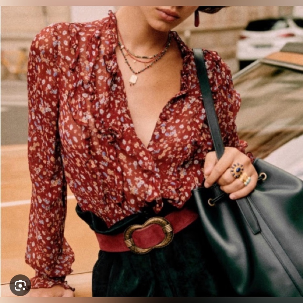 Sezane celine blouse